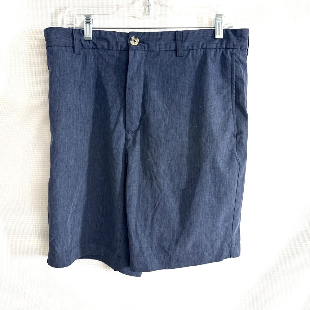 Tailorbyrd Collection Shorts Mens Blue Lightweight Performance Golf Casual - 32